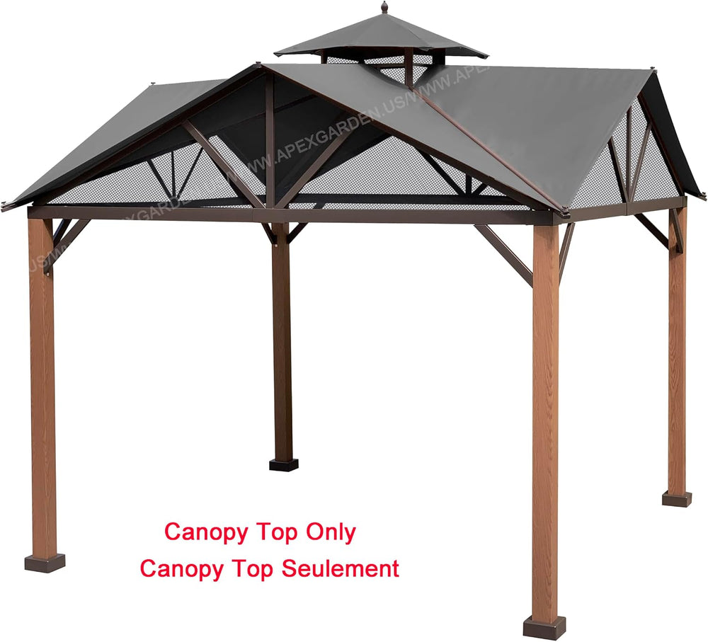 APEX GARDEN Replacement Canopy Top for The Lowe's Style Selections Gazebo...