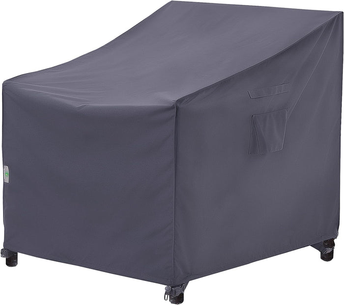 F&J Outdoors Patio Chair Covers, Grey, 40" W x 40" D x 36" H, 1 pc