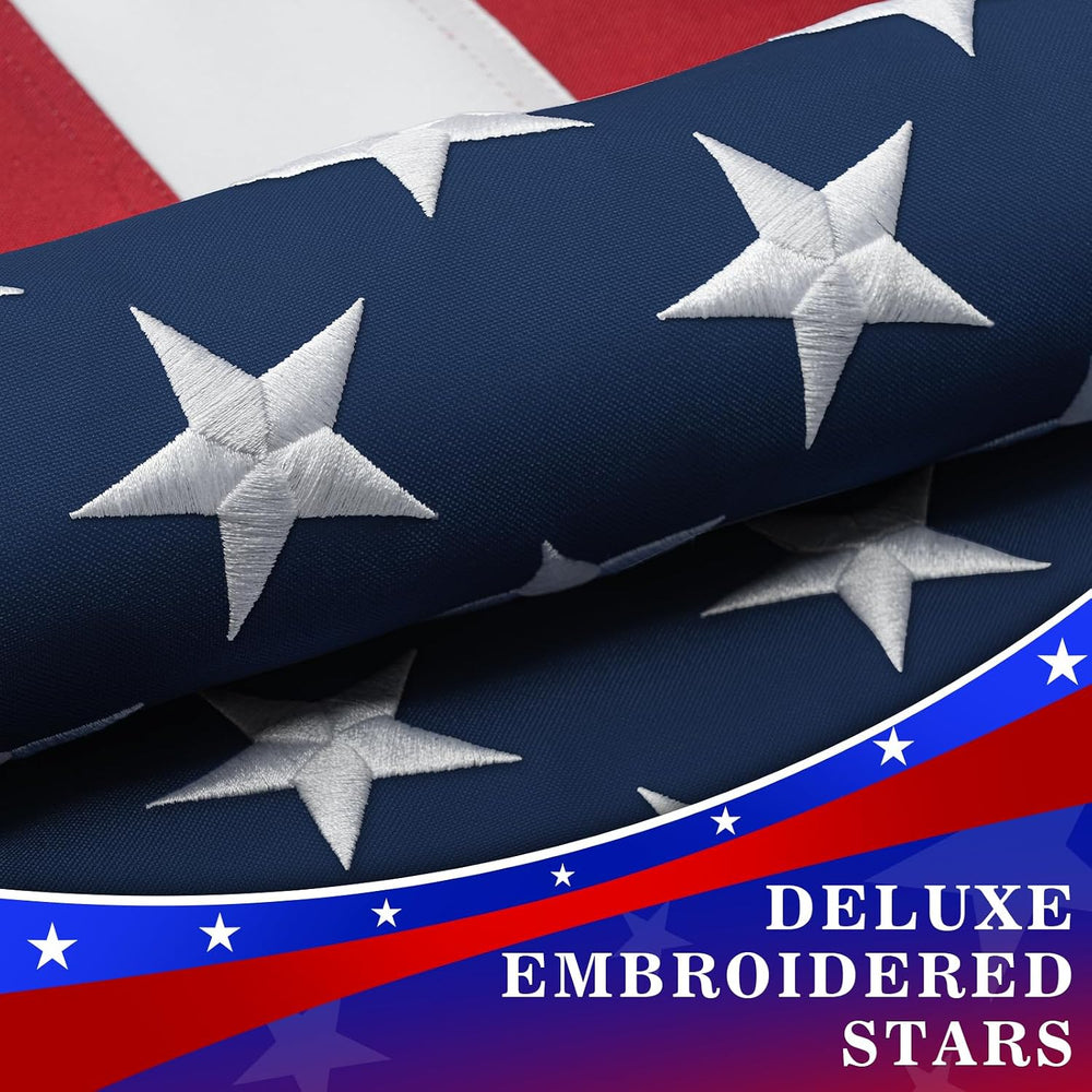 High Wind American Flag for Outdoor 30x50 Ft - Heavy Duty Allegiance US Flag ...