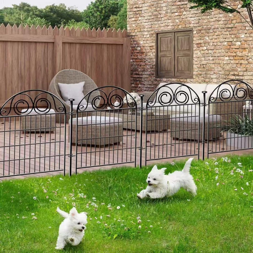 Getlay Garden Fencing 36 Inch High, 4 Panels Total Length 8.8 Ft Dog Fences O...