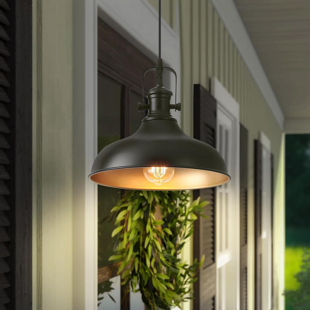 Black Pendant Lights Kitchen Island 3 Pack, 11.41" Kitchen Pendant Light...
