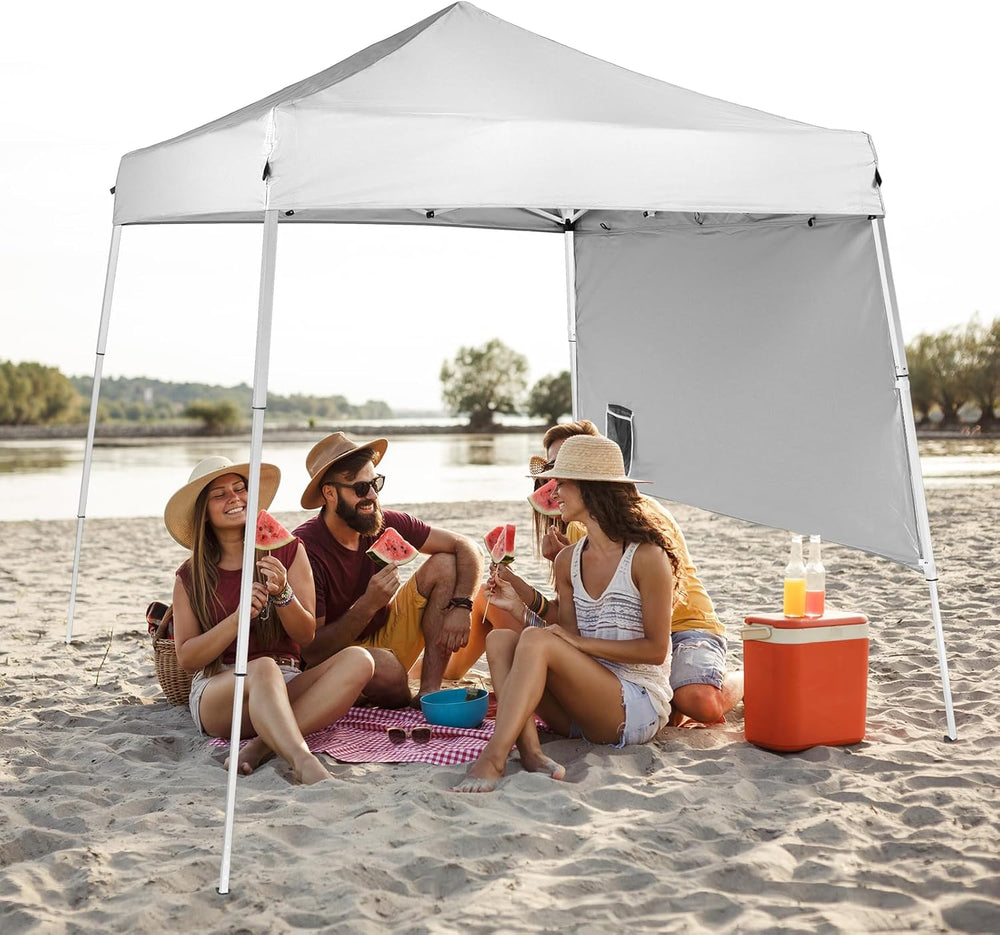 VINGLI 6x6 ft Pop Up Canopy Tent, Outdoor Small Canopy Tent with Backpack, Pa...