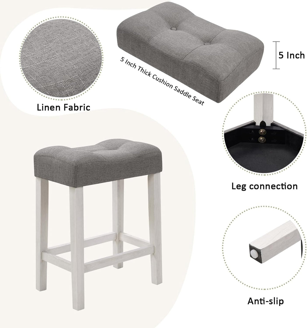 Merax 59 inch Bar Table Set with Power Outlet USB/Type-C, Behind Couch Table ...
