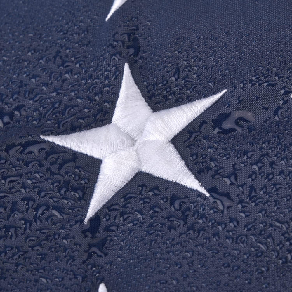 American Flag 5x8 FT, US Flag USA High Wind with Embroidered Stars, Sewn Stri...