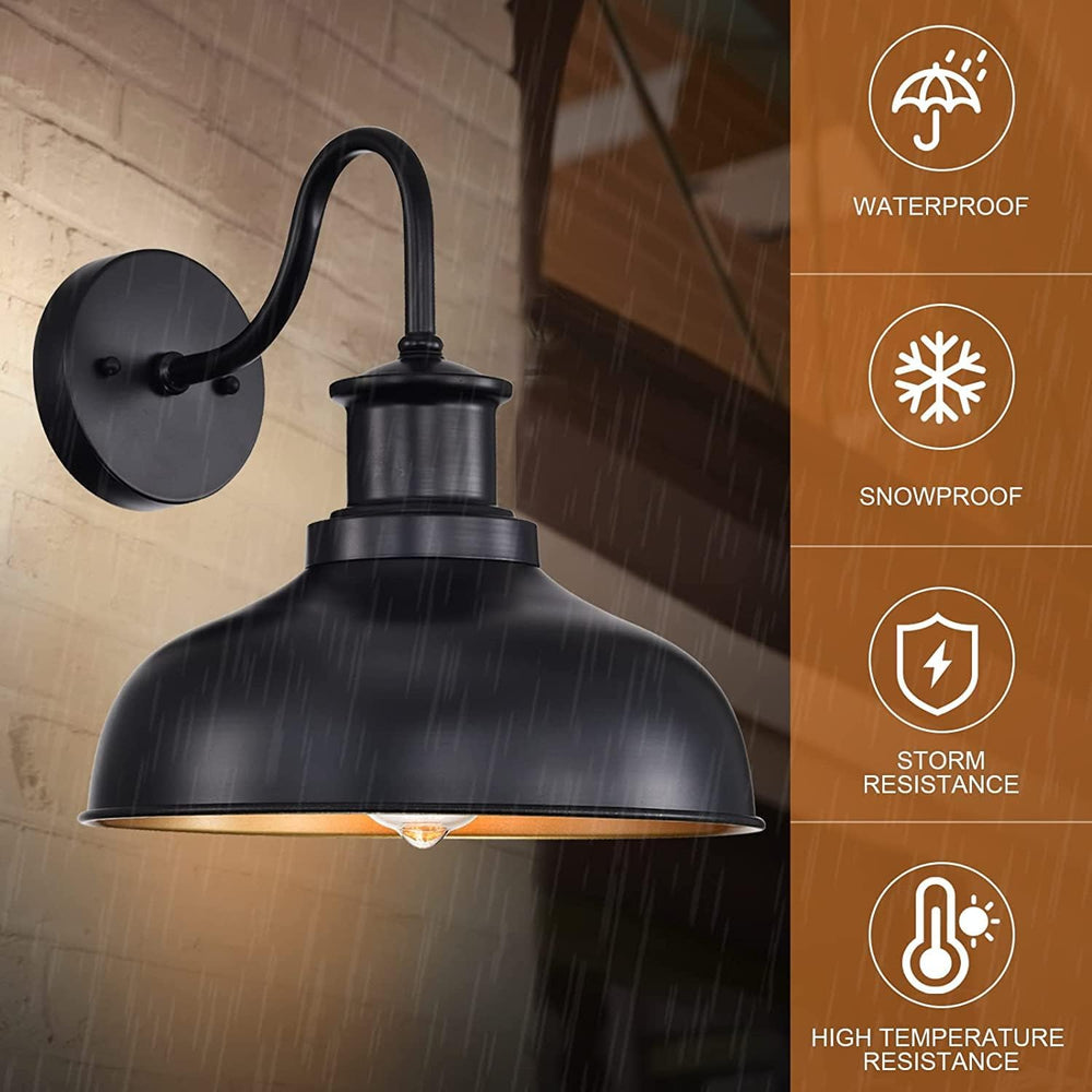 Outdoor Barn Lights, Farmhouse Outdoor Wall Sconces, Rustic Exterior Wall Mou...