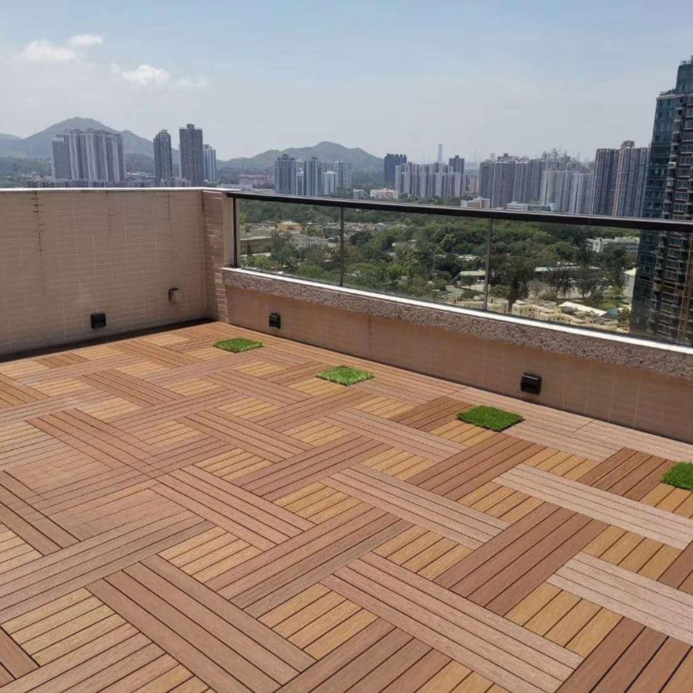 NewTechWood UltraShield Naturale 3 in. x 3 ft. Quick Composite Single Slat De...
