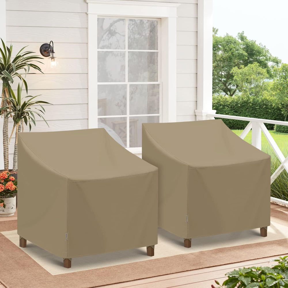 SunPatio Outdoor Oversized Chair Covers, Heavy Duty Waterproof Patio Large Ch...