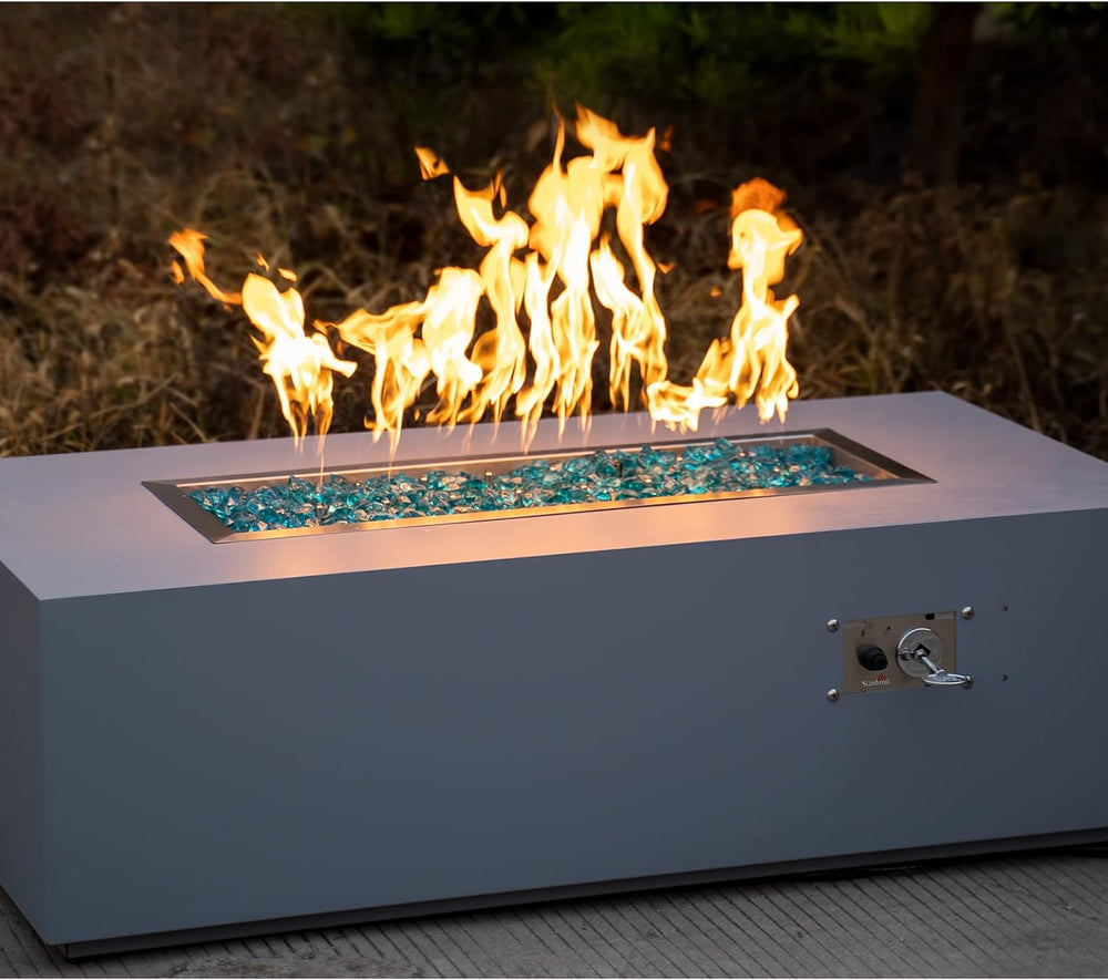 Stanbroil Linear 72" x 6" Drop-in Fire Pit Pan with Jet Burner