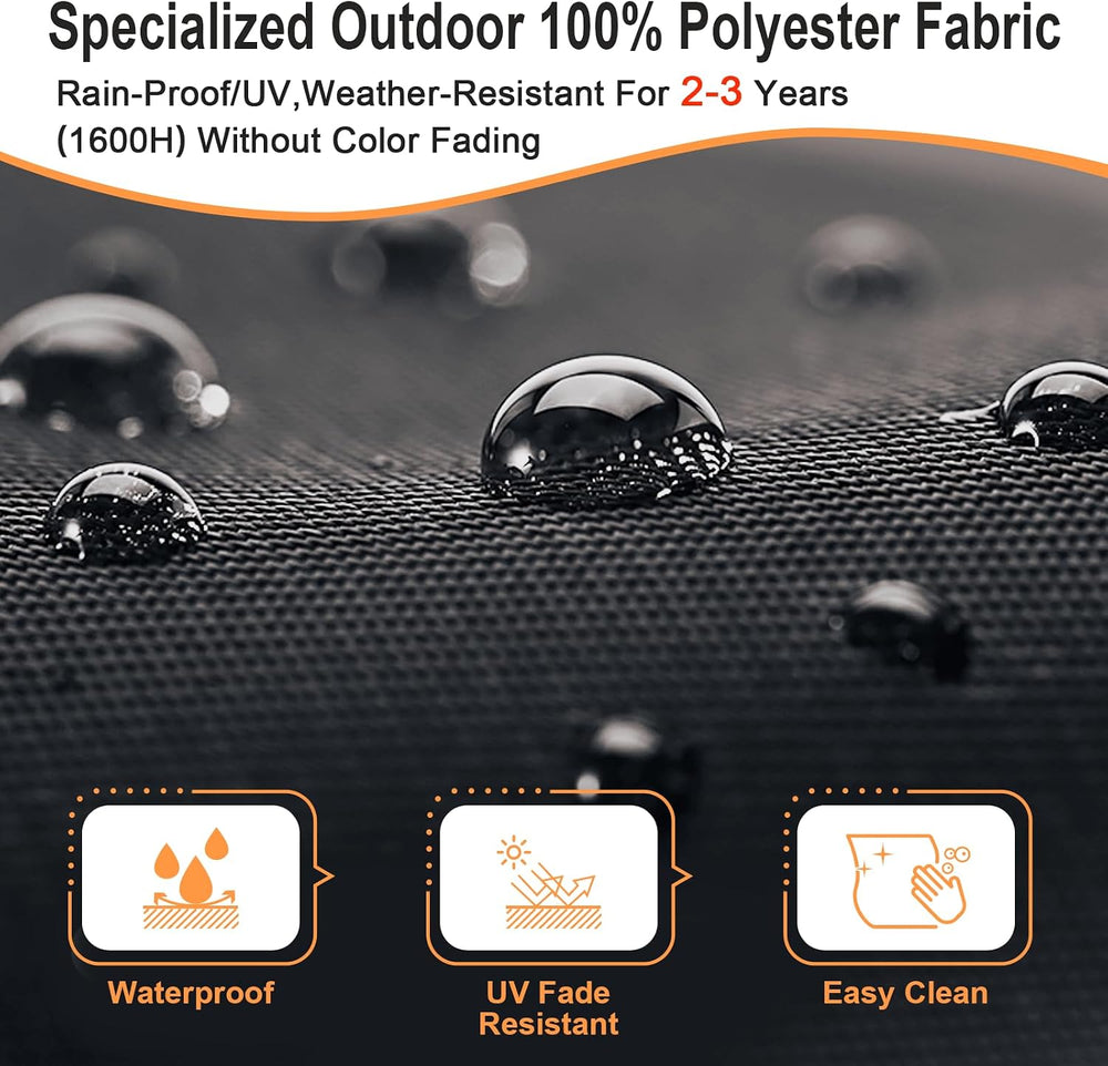 Outdoor 66in Round Daybed Replacement Canopy Cover,Grey