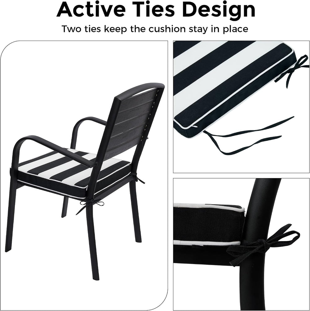 Patio Chair Cushion 18"x18"x2.5" for Patio Furniture, 2 Pack, ...