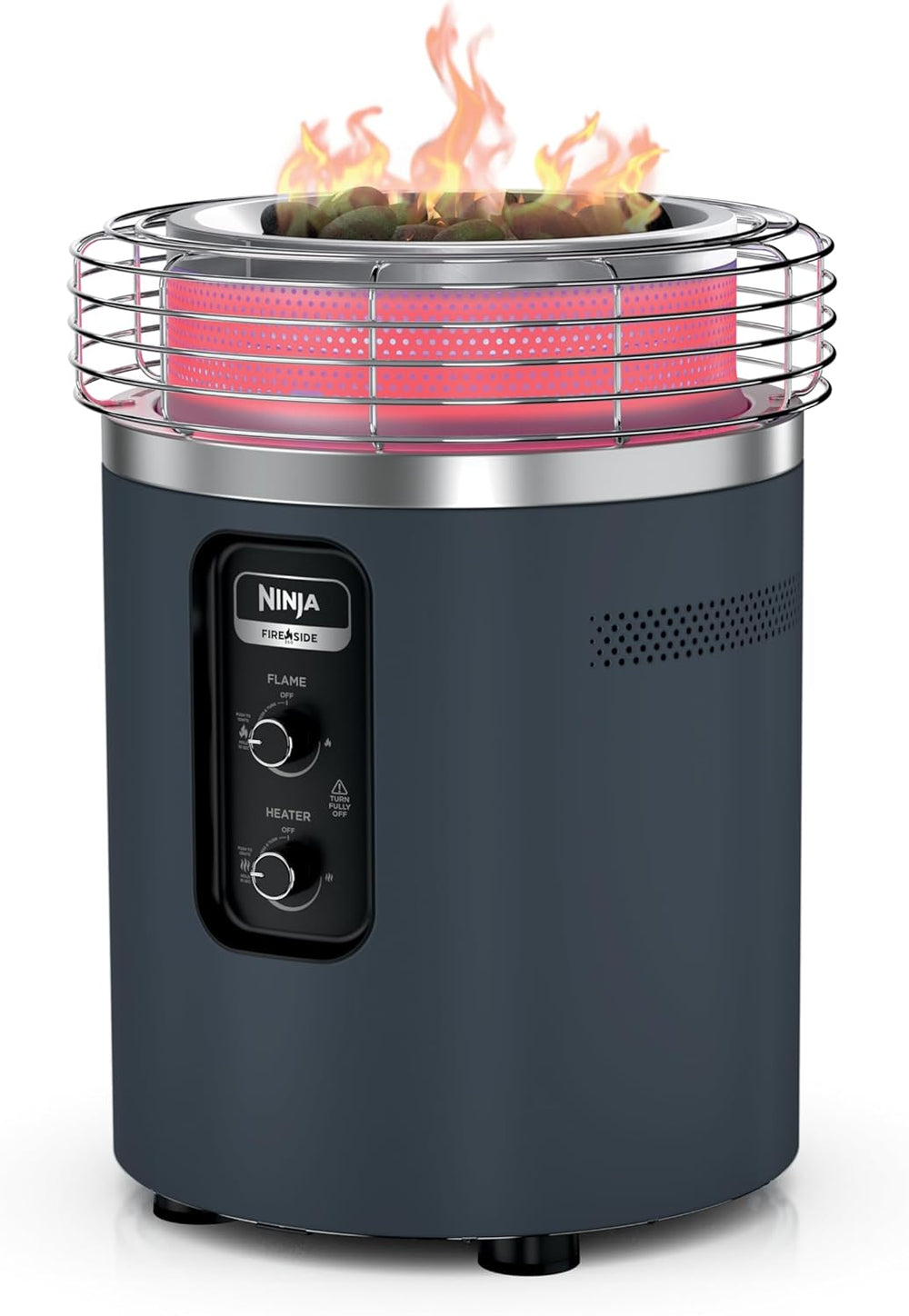 Ninja Fireside360 Fire Pit/Heater, 80,000 BTU, 3 Modes, Cyberspace