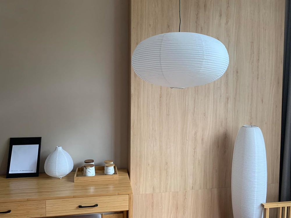 large White Oblate Pendant Lamp Shade 55.5cm(21.85in) Chinses lantern Home De...