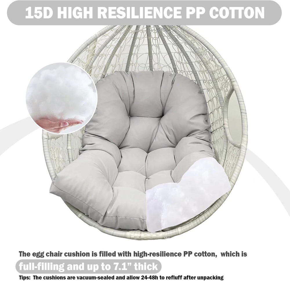 Egg Chair Cushion, Outdoor Cushion for Patio Swing Hammock Furniture