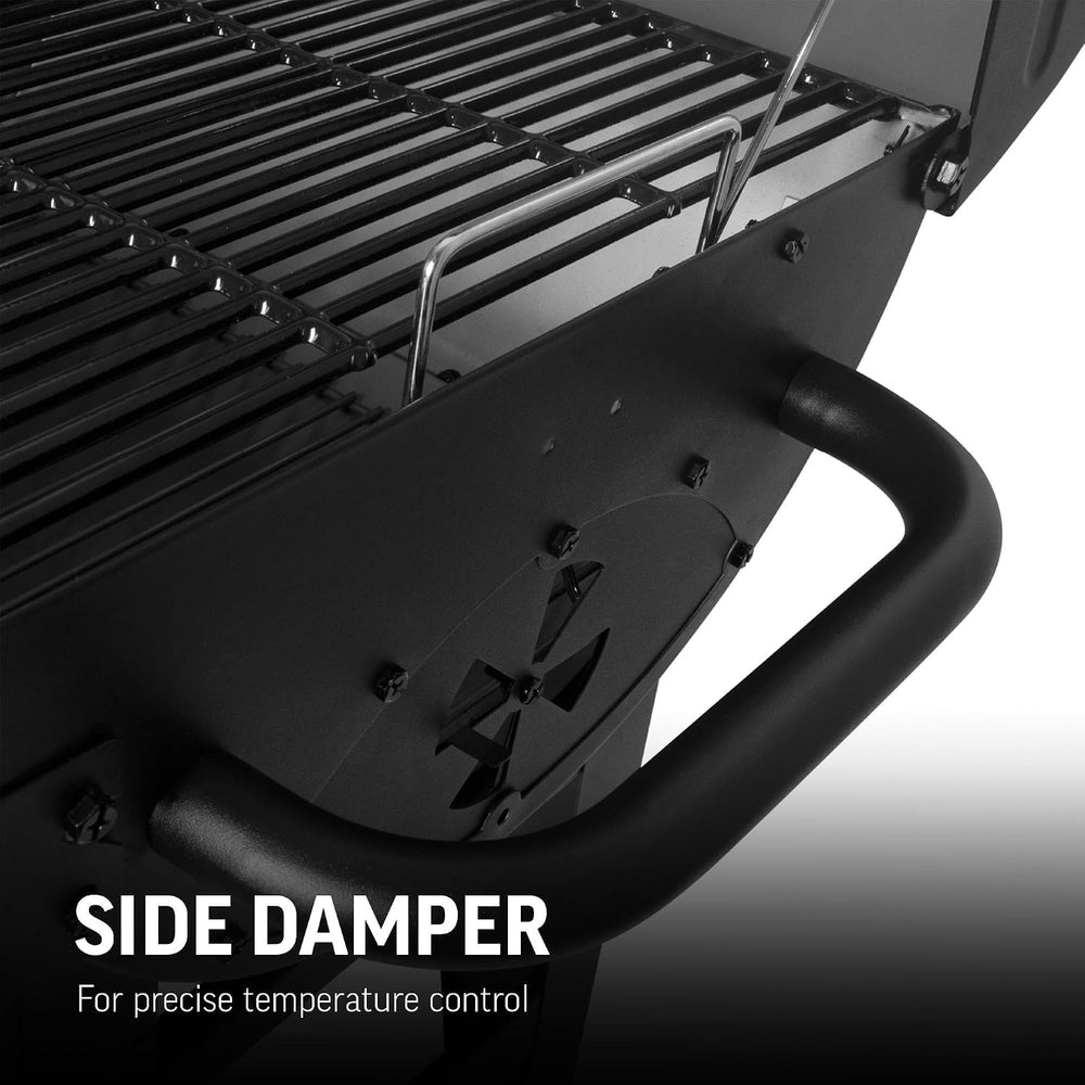Char-Griller® Dual-Function 2-Burner 24,000 BTU Propane Gas and Charcoal Comb...
