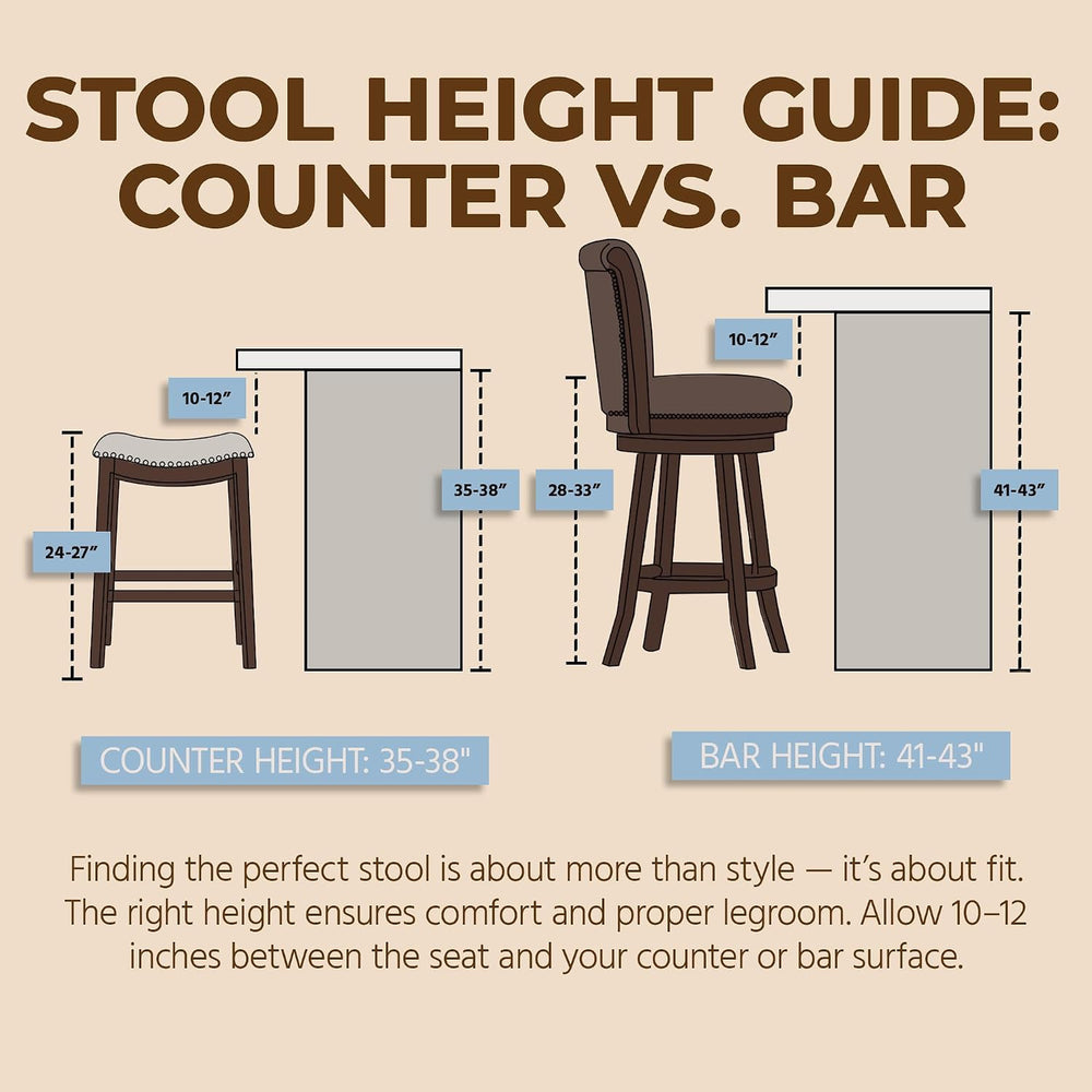 ROME + OAK Set of 4 Runyan 31" Swivel Bar Stool, High Back Barstool in D...