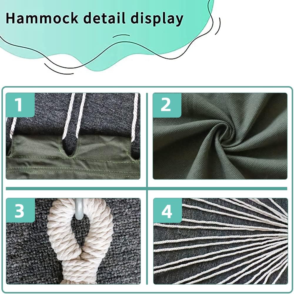 Hammock Chair with Stand,Hammock Chair Stand with Hanging Swing Chair Include...