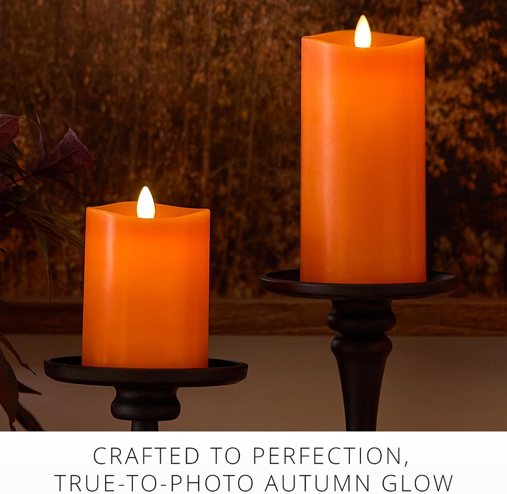 Luminara Flickering Flameless LED Candle, Battery Operated with Timer Functio...