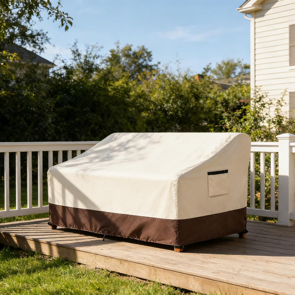 3-Seater Patio Sofa Cover, 600D Heavy Duty Waterproof Outdoor Sofa Covers, 76...
