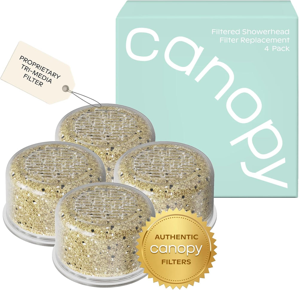 Canopy Original Showerhead Filter Replacement, 4-Pack, 90 Day Use