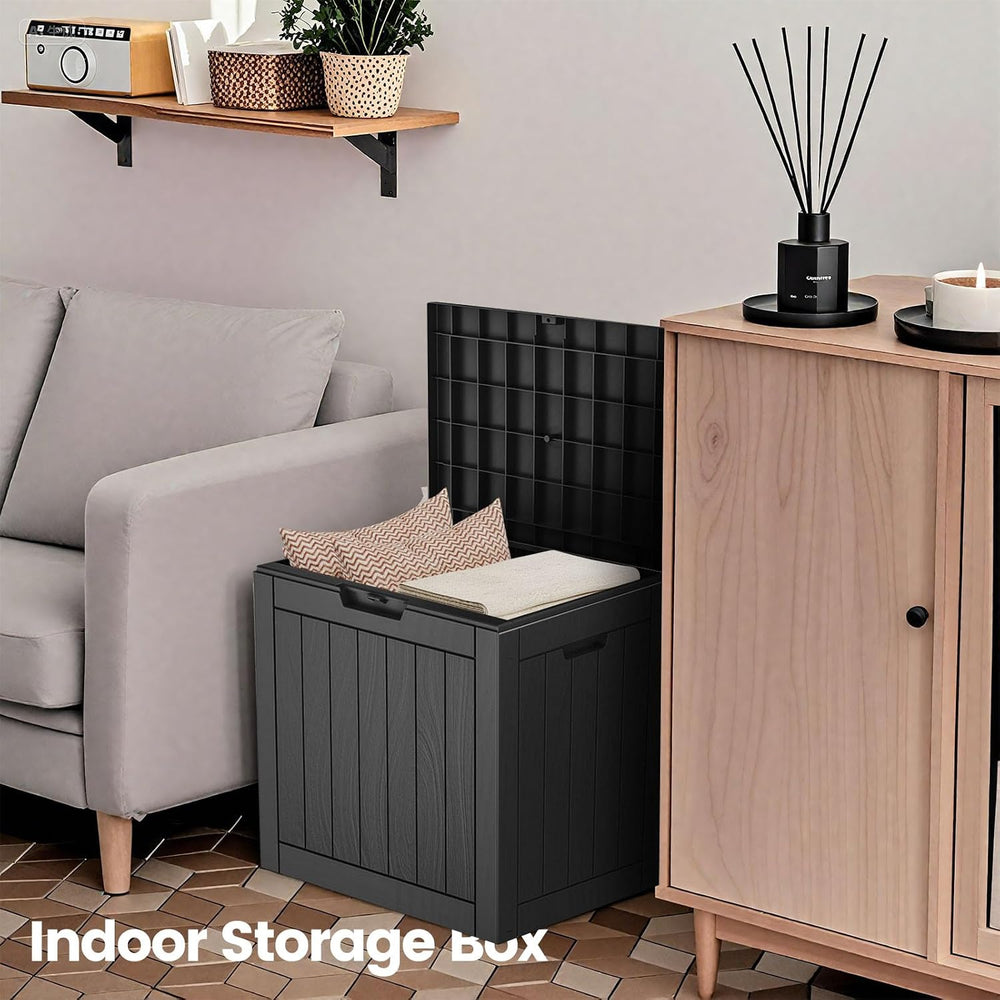 Zapdos 31 Gallon Outdoor Storage Box Deck Box for Indoor and Outdoor Use, Wat...