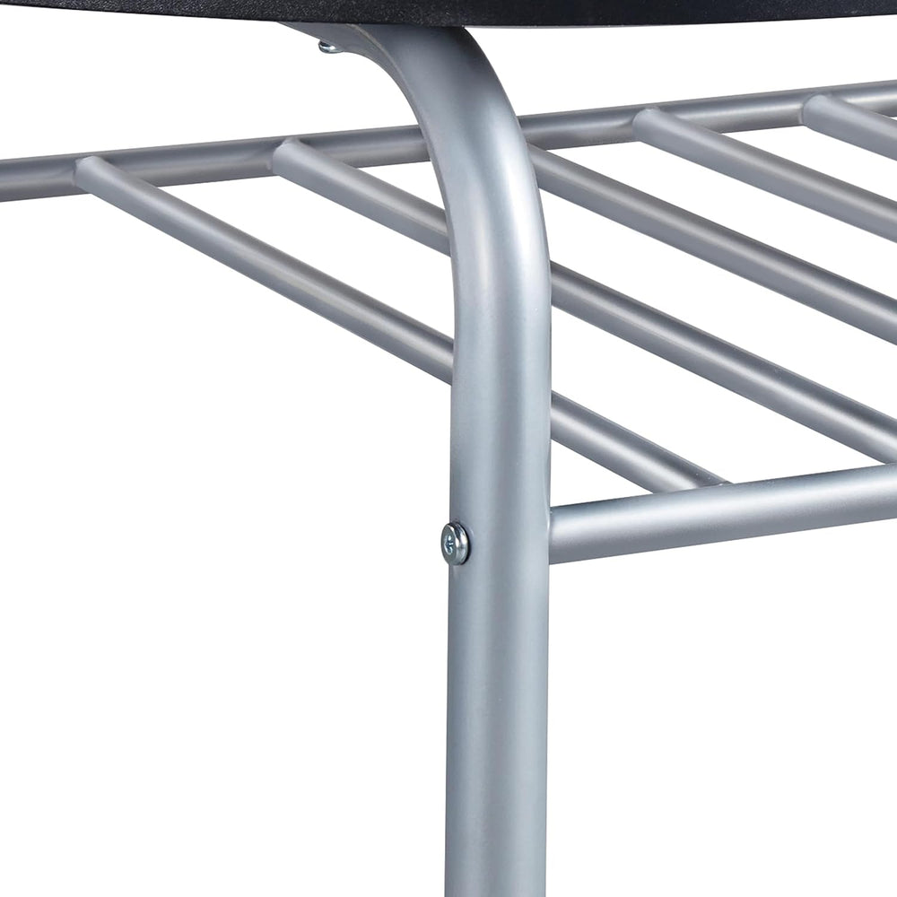 Yaheetech 3 Piece Dining Table Set for 2, Small Table and Chairs, White