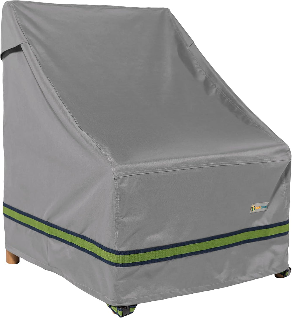 DUCKCOVERS Soteria Water-Resistant 32 Inch Patio Chair Cover, Outdoor Chair C...