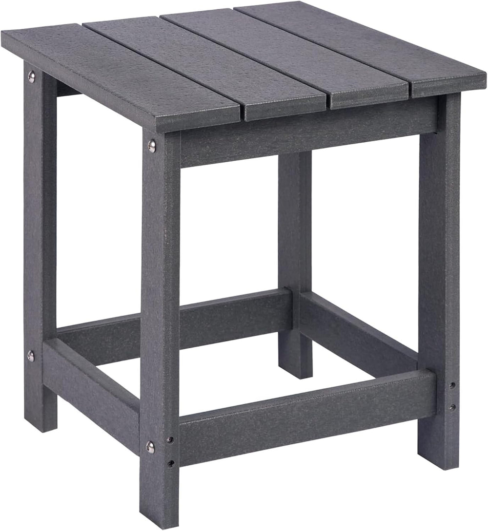 LZRS Adirondack Outdoor Side Table – Durable Weather-Resistant HDPE Patio End...