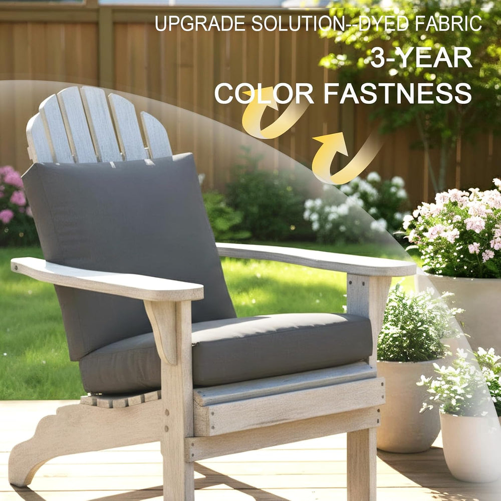 NettyPro Patio Cushion Covers Replacement Set 4 Water Repellent UV Resistant ...
