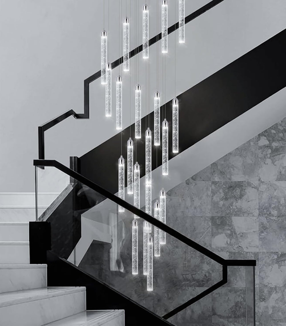 20-Lights Chandelier LED Dimmable Chandeliers for Entryway Flush Mount Ceilin...