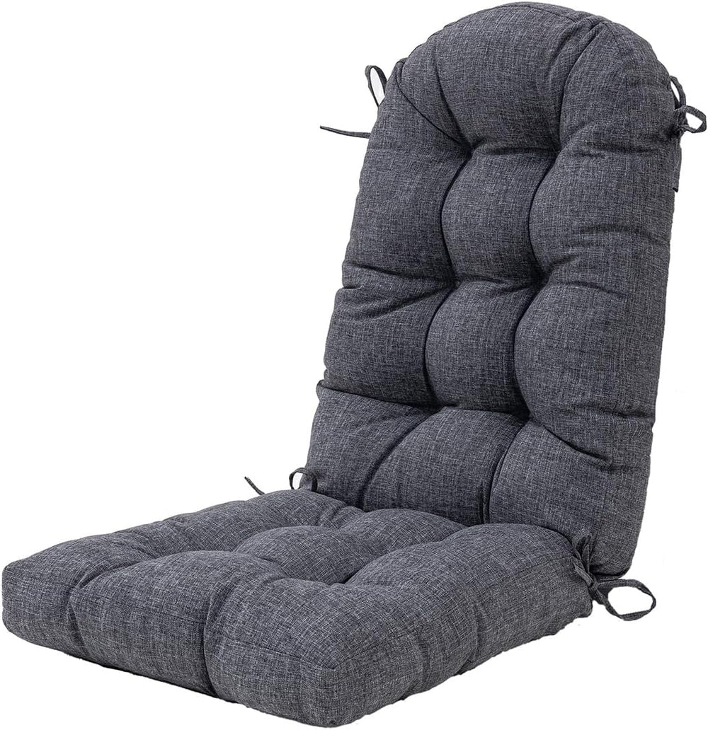 Outdoor Rocking Chair Cushion Set of 2 for Adirondack Chair, High Back Patio ...