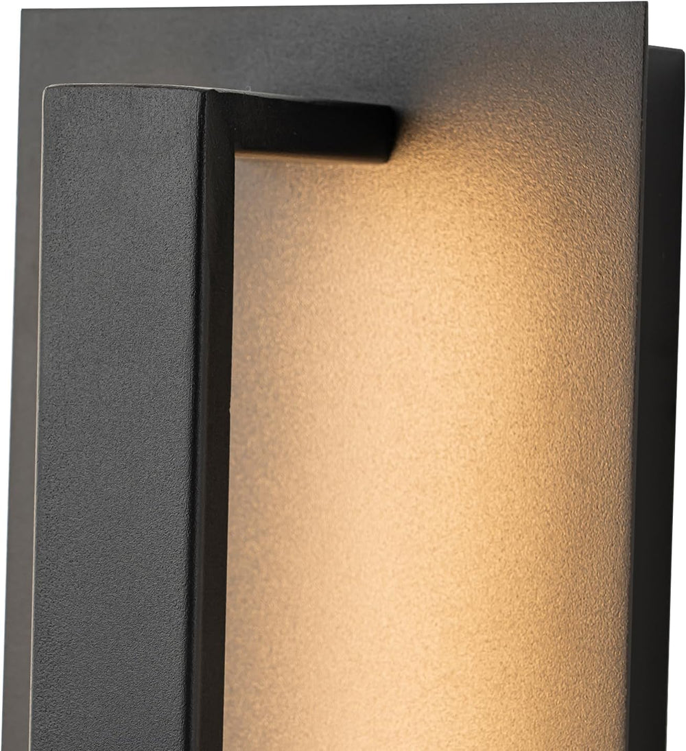 47.2 inch Long Modern Outdoor LED Wall Lights, Black Led Porch Light Wall Mou...