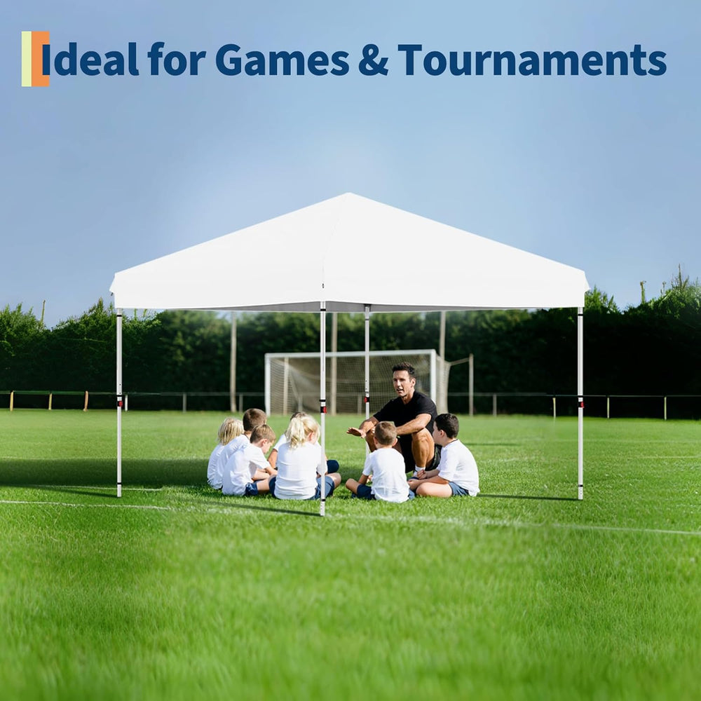Garvee 10x10 Pop Up Canopy Tent with 1 Removable Sidewall, Heavy Duty Commerc...
