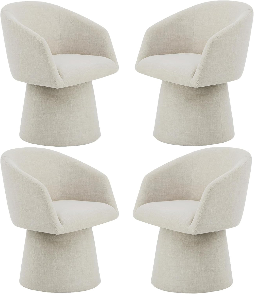 KISLOT Swivel Dining Chairs Modern Accent Armchair Side Deskchair for Diningr...