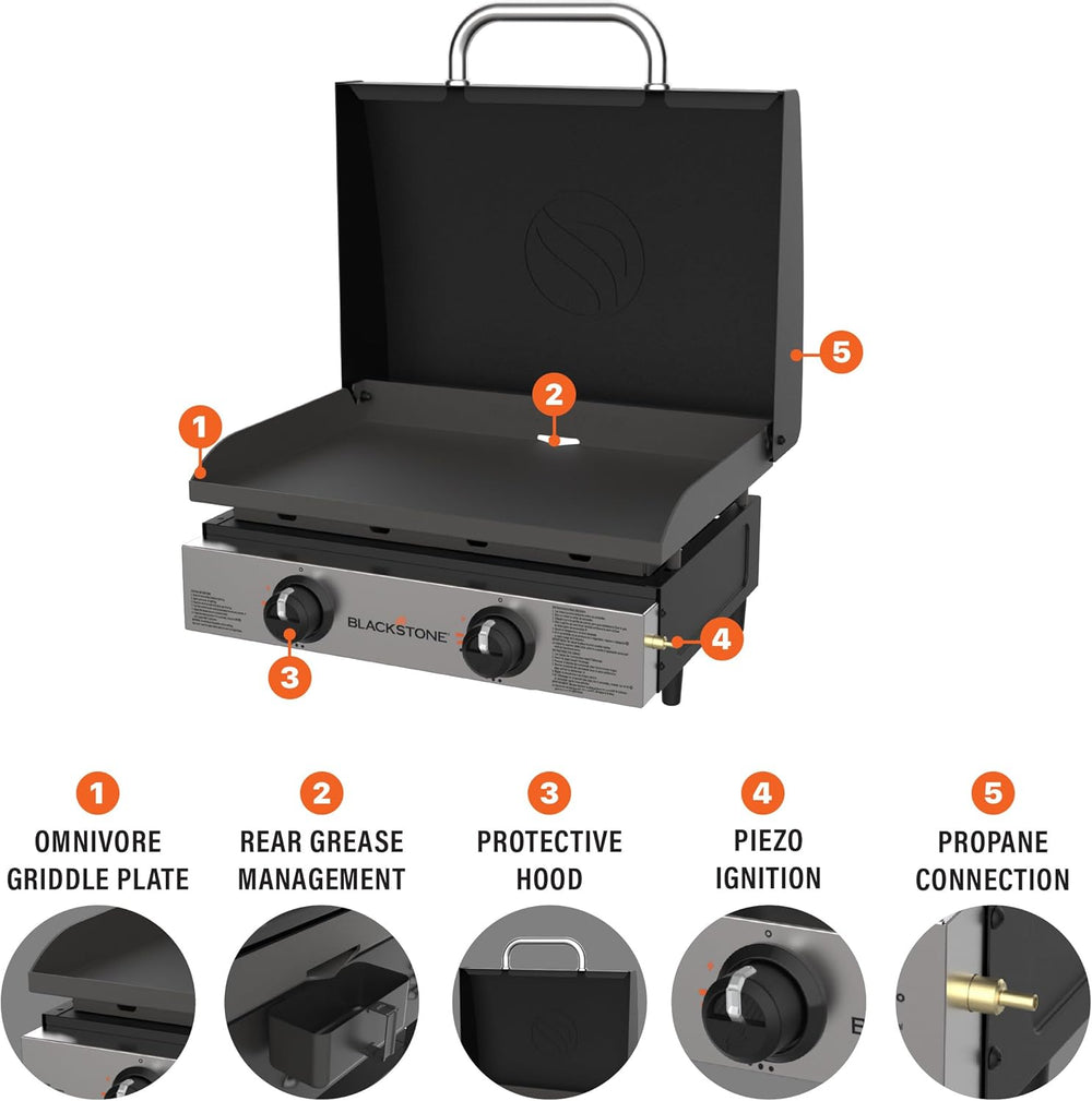 Blackstone® 1813 Original 22" Tabletop Griddle with Hood
