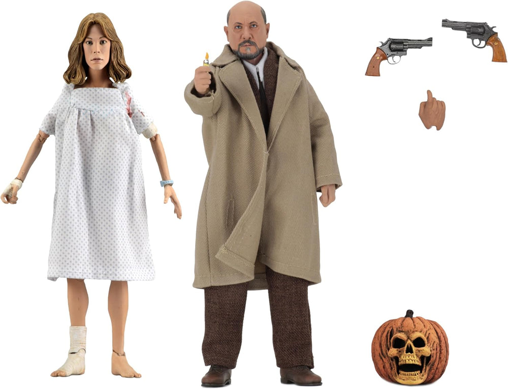 NECA Halloween 2 - Dr. Loomis and Laurie Strode (1981) 8? Clothed Action Figu...