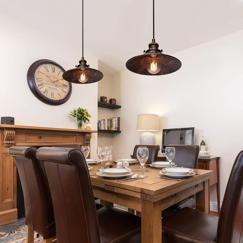 Lingkai Farmhouse Pendant Light Industrial Hanging Light Fixture Vintage Barn...