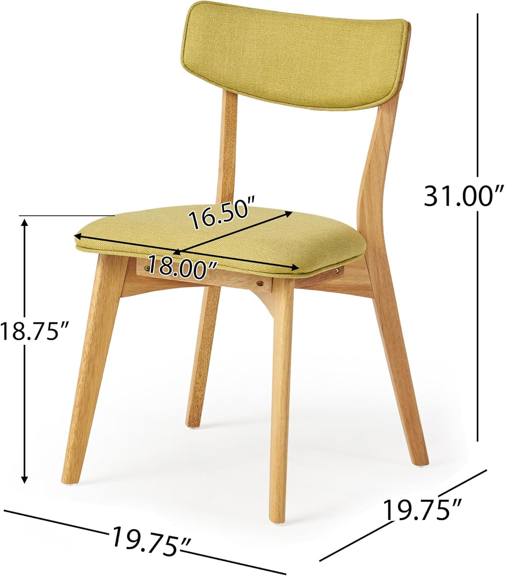 Christopher Knight Home Rachel Mid-Century Modern 7 Piece Dining Set with A-F...