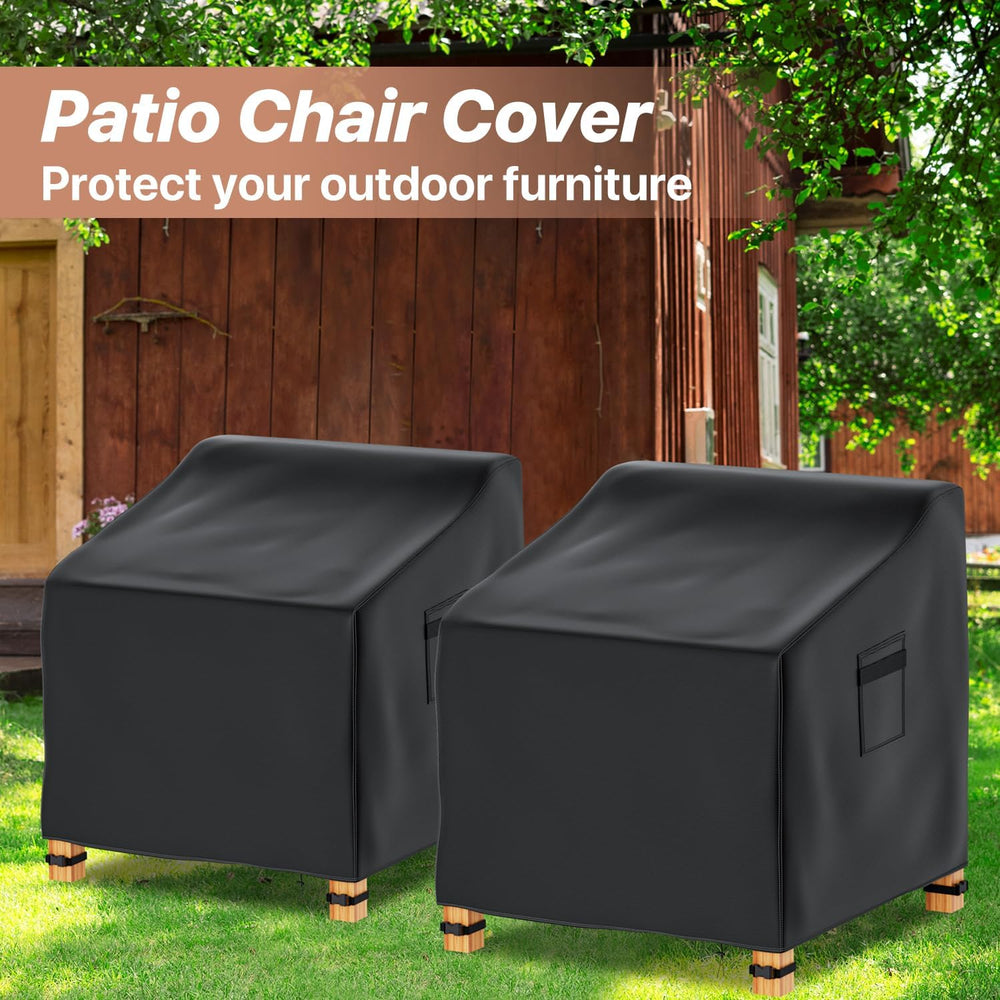 Likorlove Patio Chair Covers Waterproof – 29" W x 30" D x 30" ...