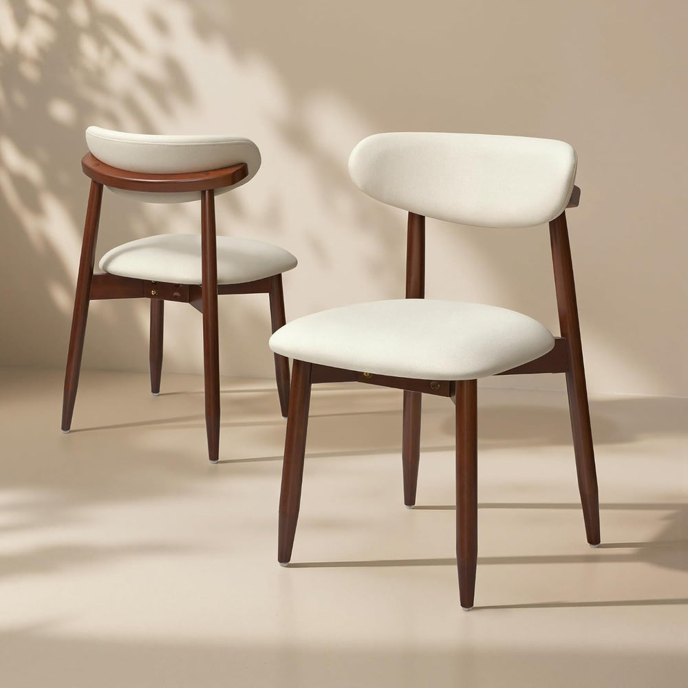 CHUN YI Dining Chairs Set of 8, Upholstered Wooden Dining Room Chairs