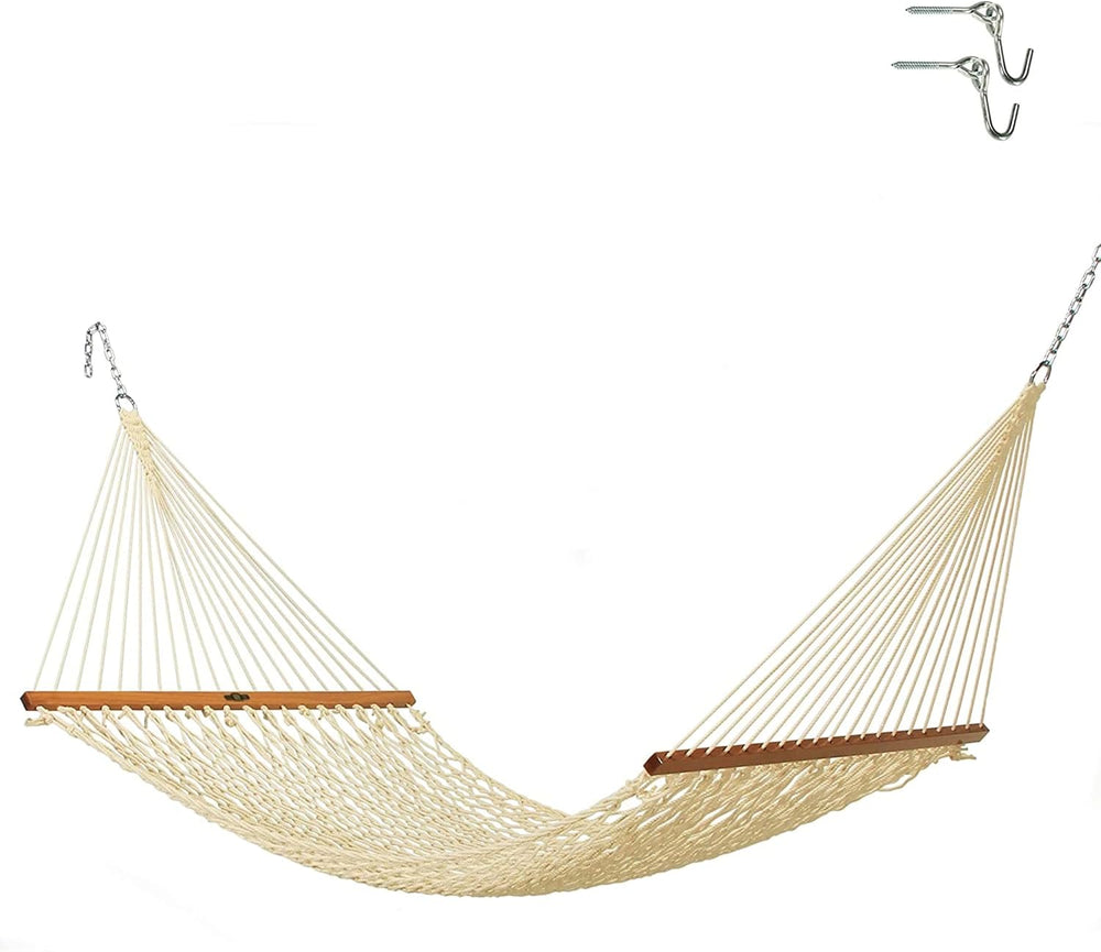 Original Pawleys Island Single Oatmeal DuraCord Rope Hammock – 12 ft. x 50 in...