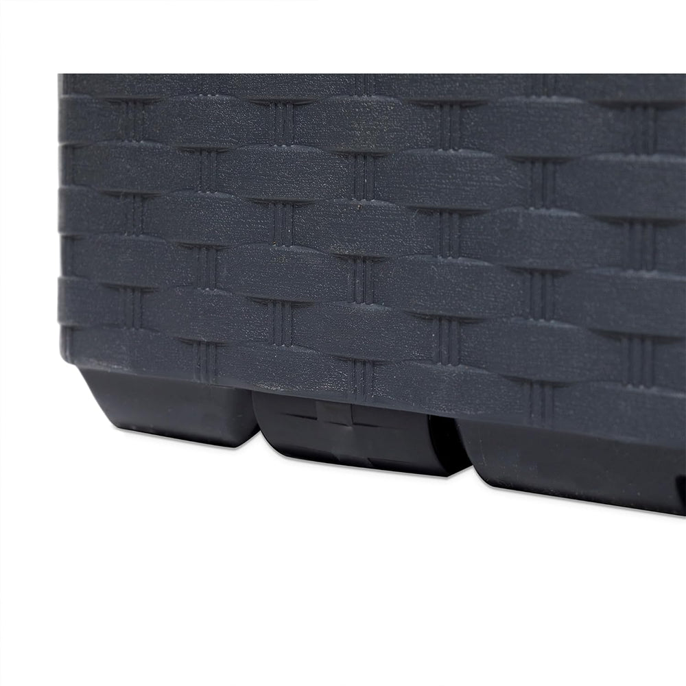 Toomax Deck Box - Lockable Lid, Gray - 90 Gal - Resin