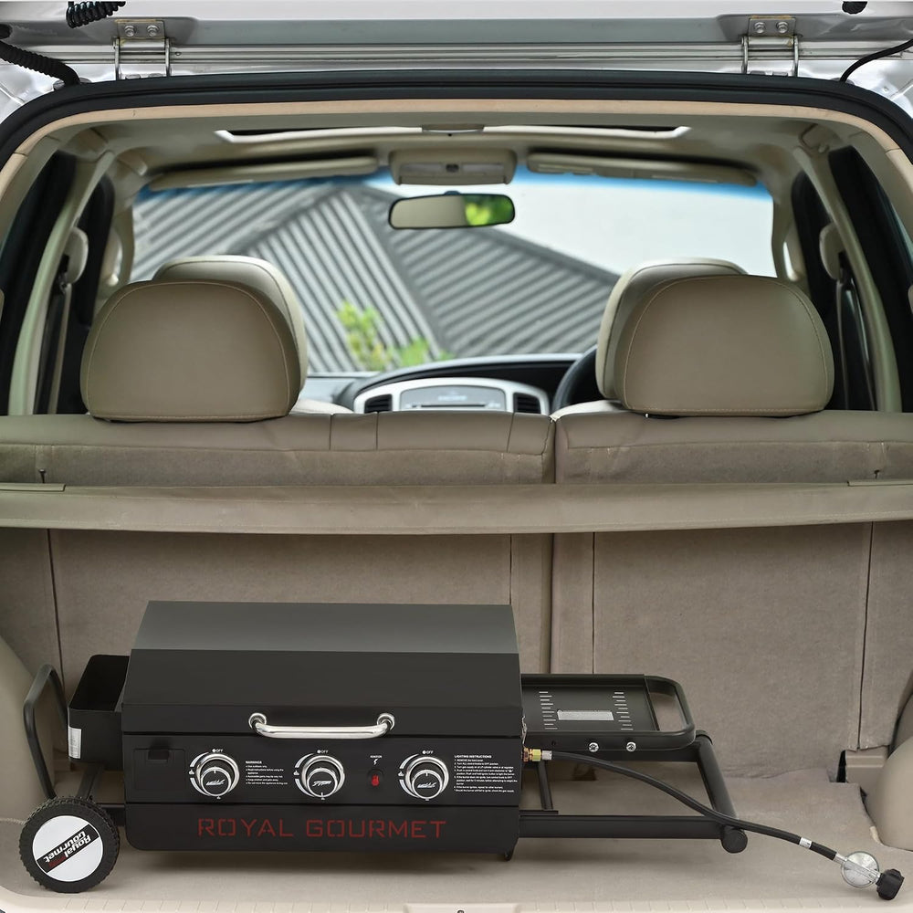 Royal Gourmet PD3001 3-Burner Propane Gas Griddle with Collapsible Stand