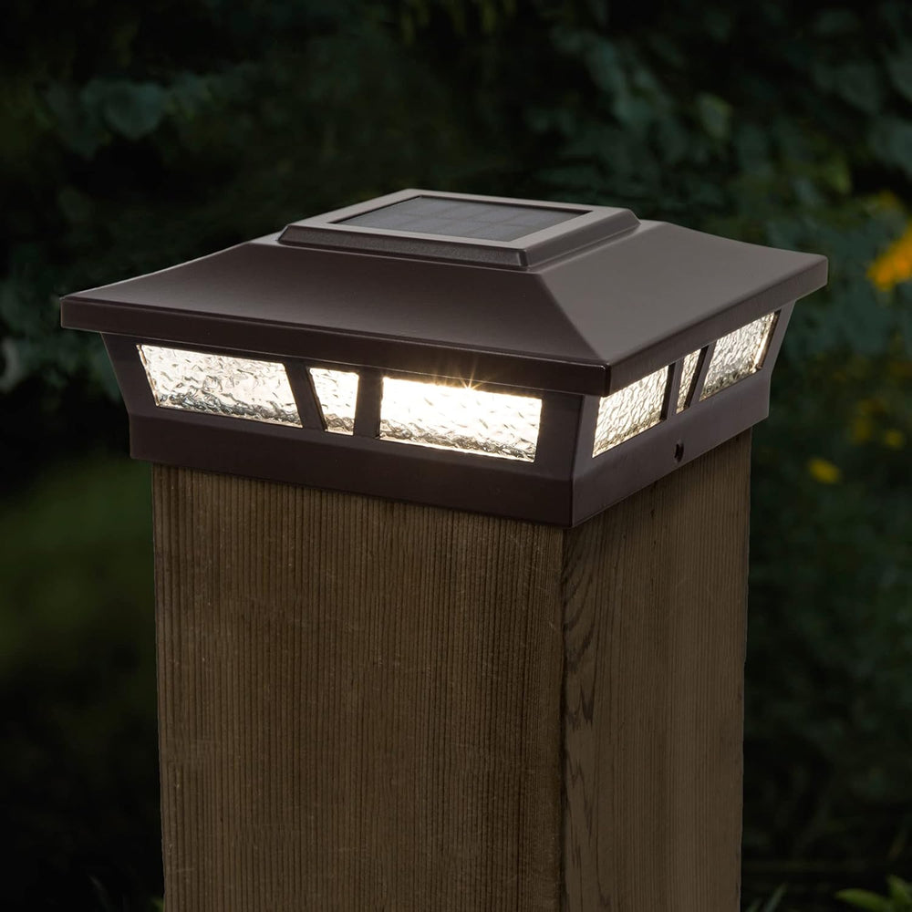 Classy Caps Oxford Solar Post Cap - Fits 6"x6", 5.5"x5.5"...