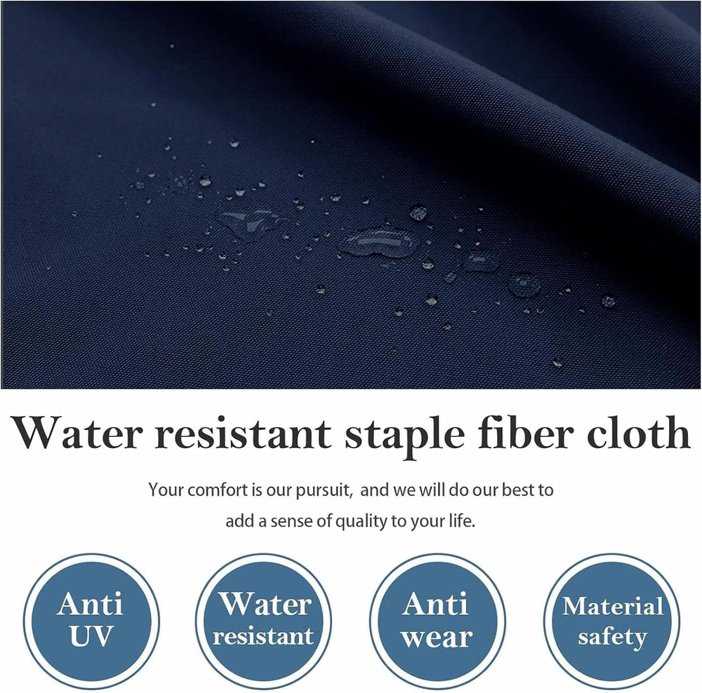 14Pcs Patio Cushion Covers Replacement Splashproof UV-Resistant Inelastic Cov...