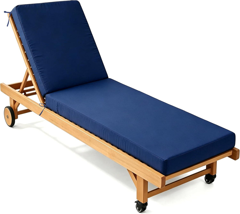 Chaise Lounge Cushions Outdoor 72x21x3.5 Inch, Waterproof and Fade Resistant ...