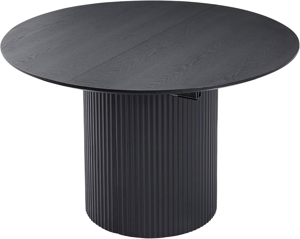WILLIAMSPACE 86.61" Wood Extendable Dining Table for 6 to 8, Modern Oval...