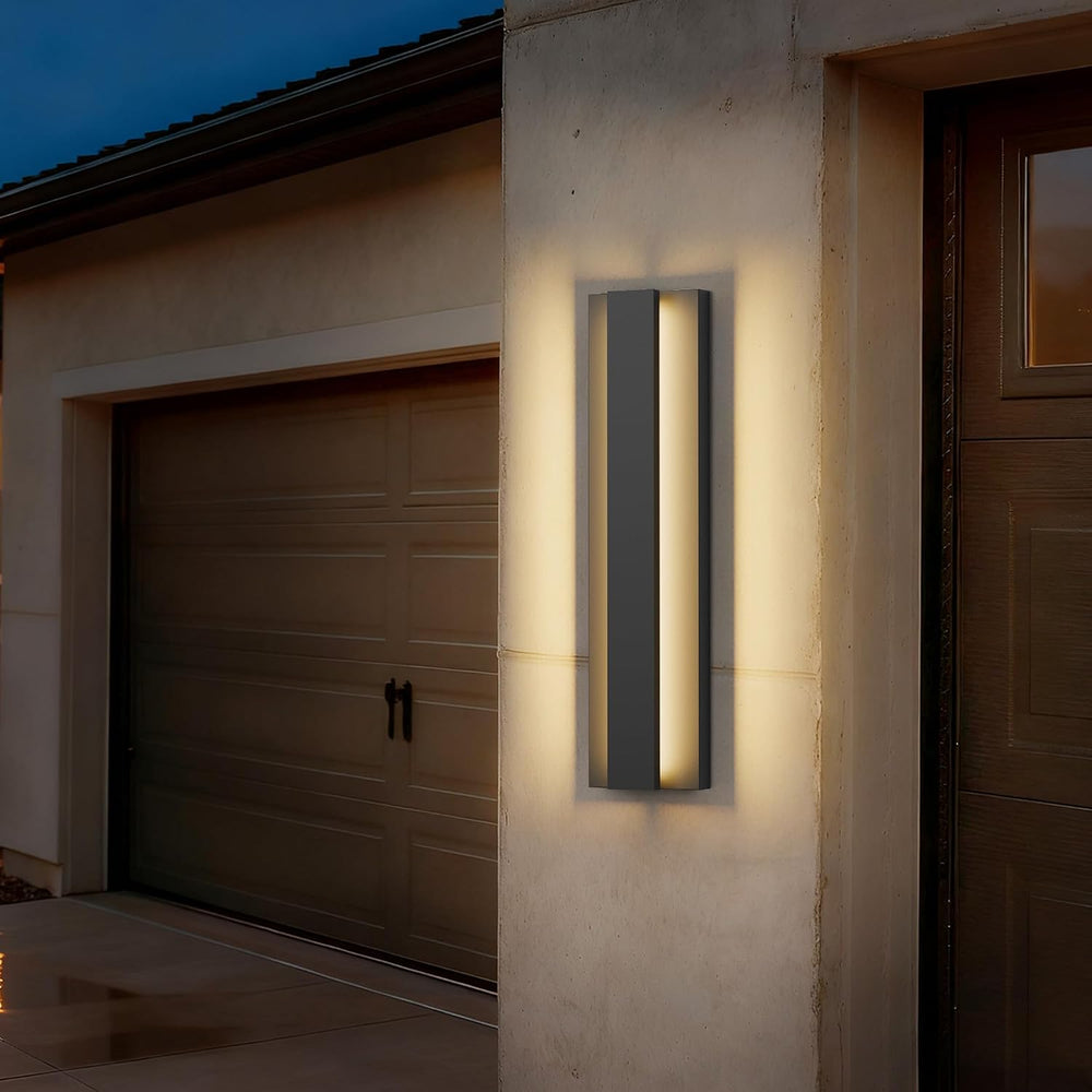 LamQee 18.5 Inch Modern Outdoor Wall Lights Exterior Lighting Fixtures, 3000K...