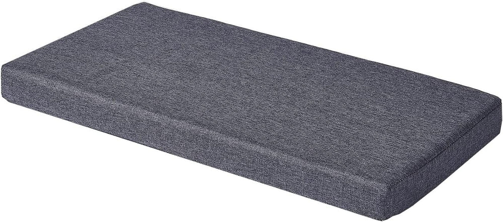 Piano Bench Cushion 36x14 Inch for Indoor with Non Slip Bottom,Dark Gray