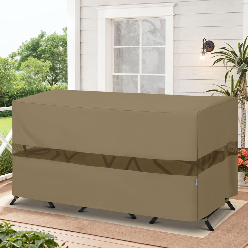 SunPatio Outdoor Bar Set Cover 69 Inch, Heavy Duty Waterproof Bistro Table Co...