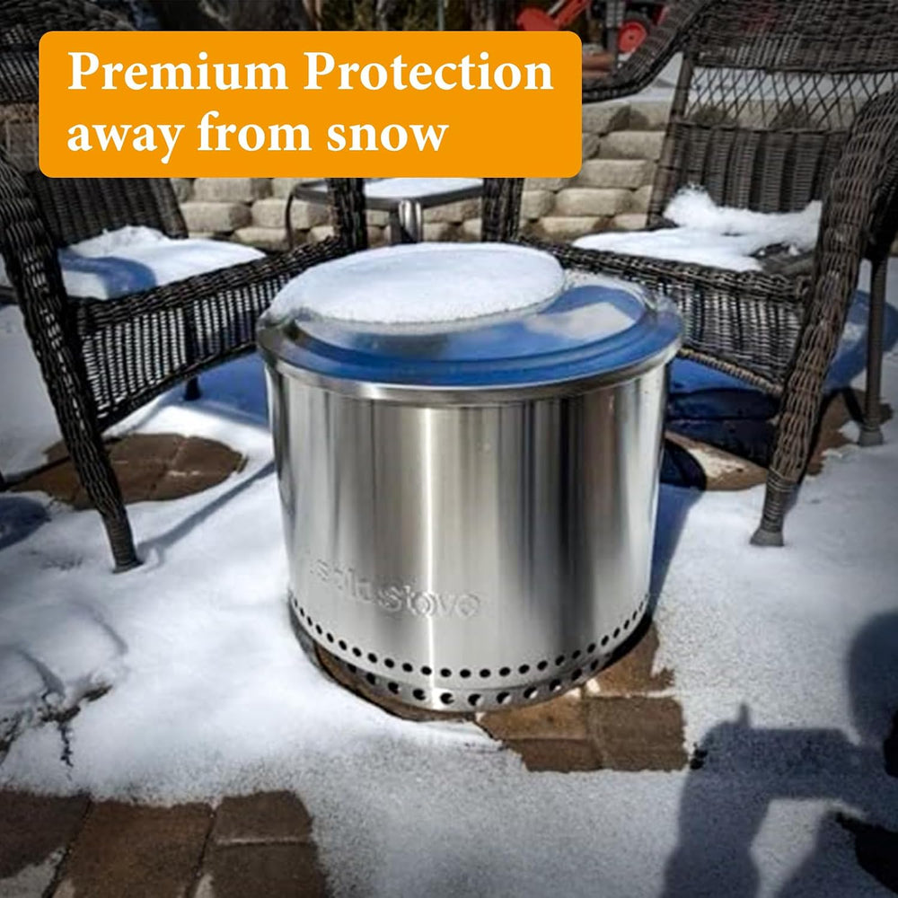 Fire Pit Lid with Cover for Solo Stove Bonfire 2.0 Fire Pits, Stainless Steel...